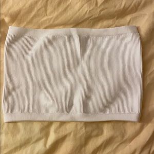 never worn white bandeau top